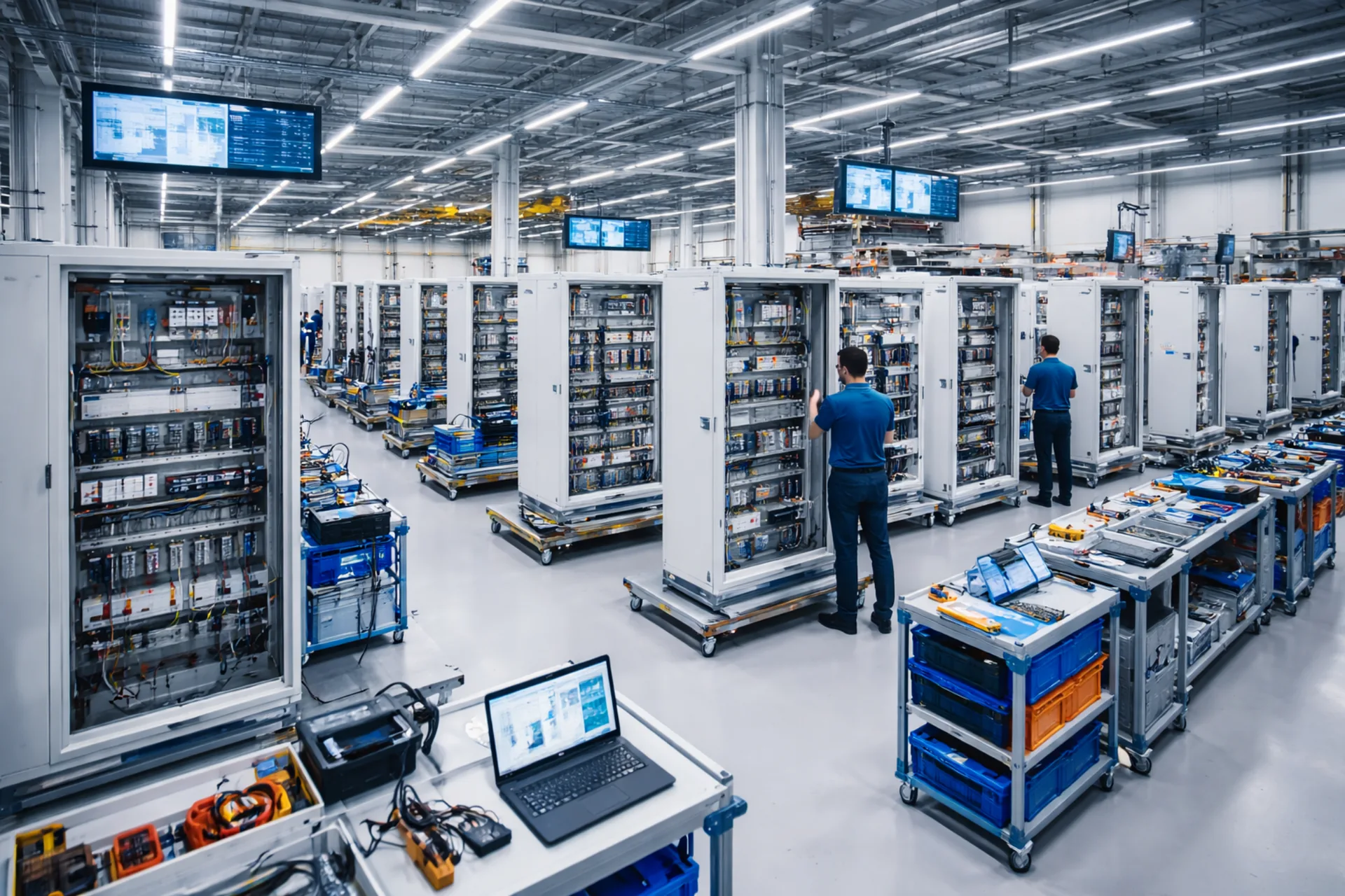 Serienfertigung von Schaltschränken